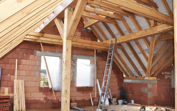 Hunt End attic trusses